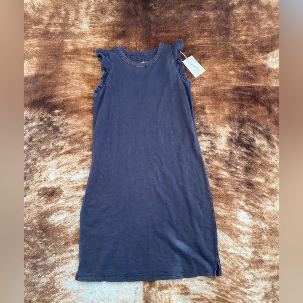 Universal Thread Gray Ruffle sleeve Dress - Picture 2 of 5